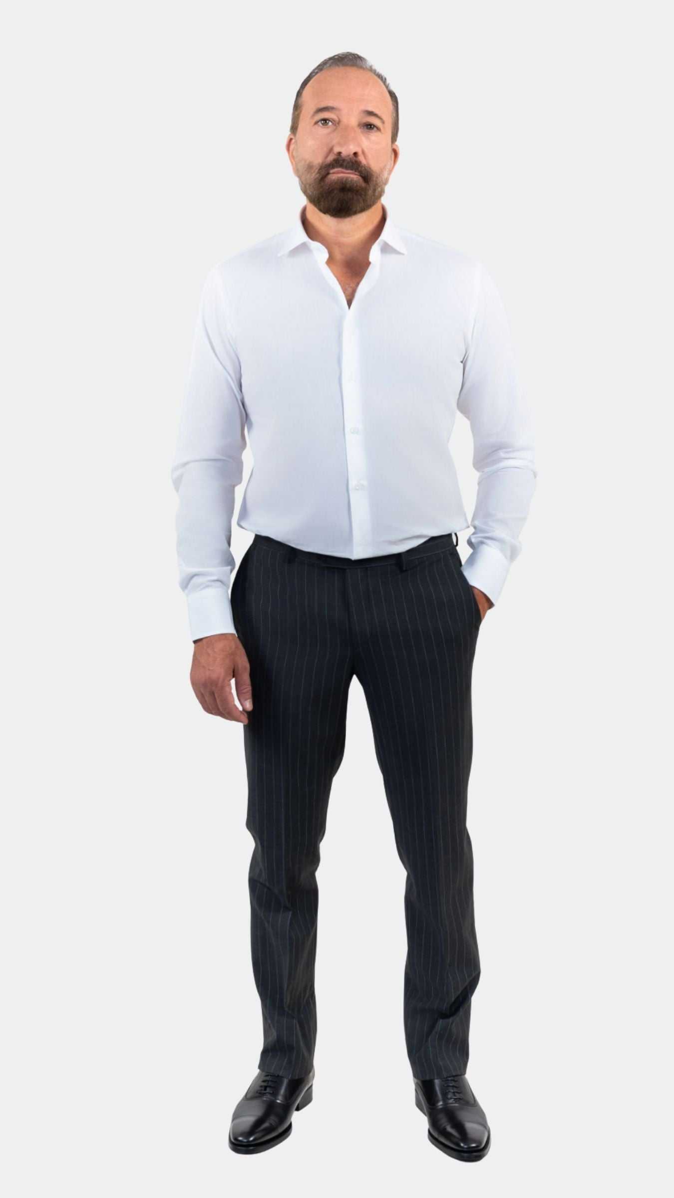 Cordone x Gabriel White Scottish Yarn Shirt - Gabriel Collezione