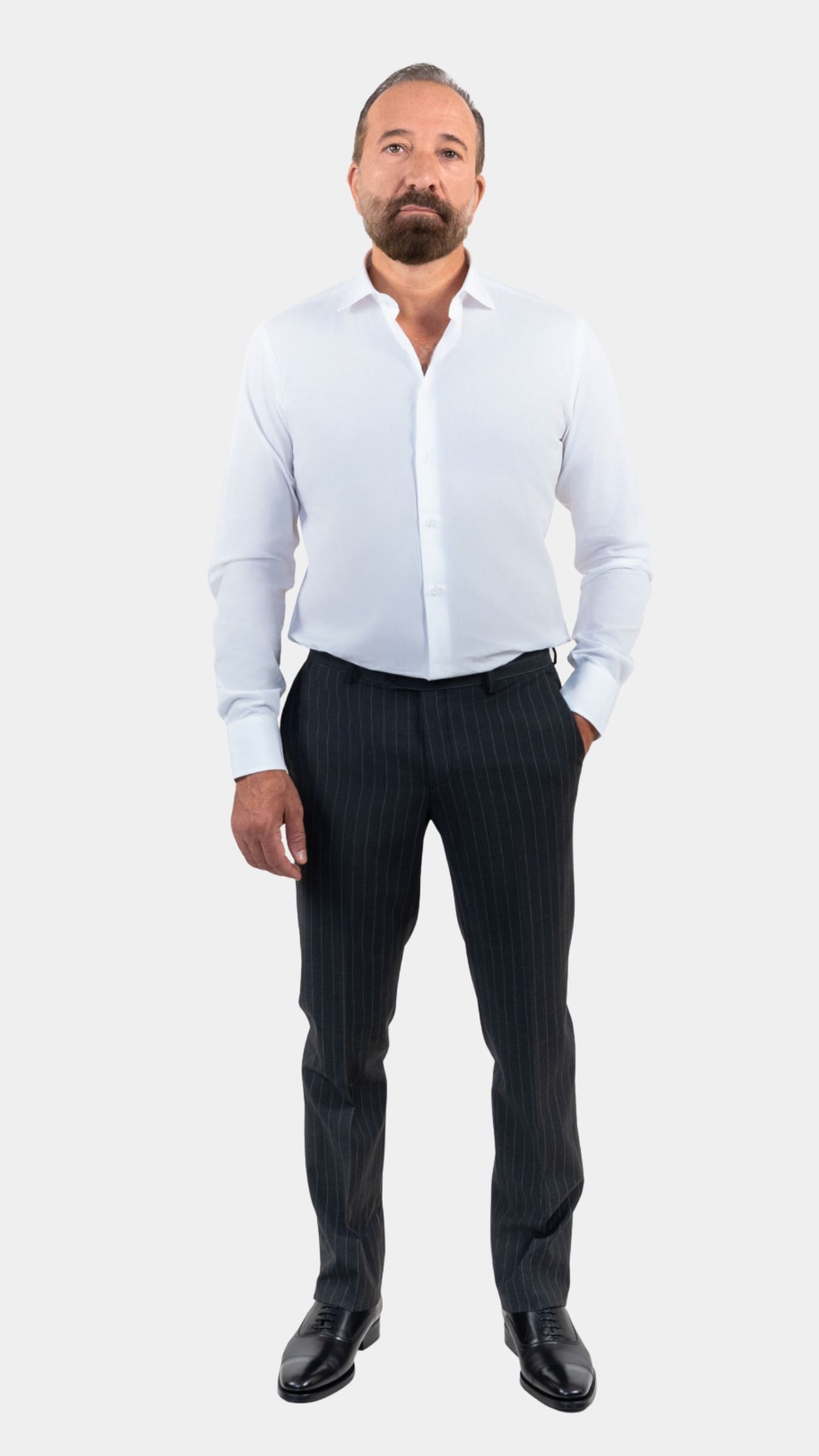 Cordone x Gabriel White Scottish Yarn Shirt - Gabriel Collezione