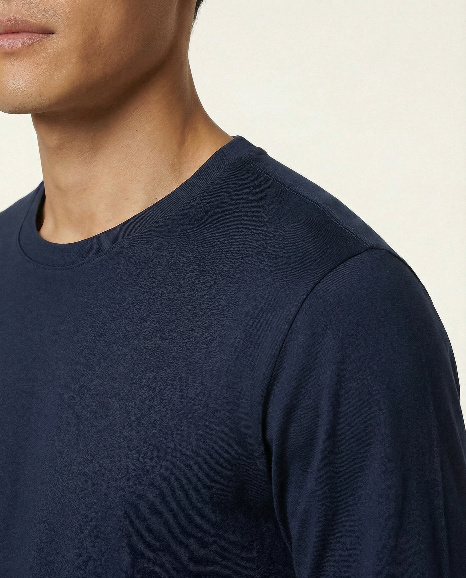 PUGLIA Sweater – 100% Scottish Cotton – Adriatico Blue