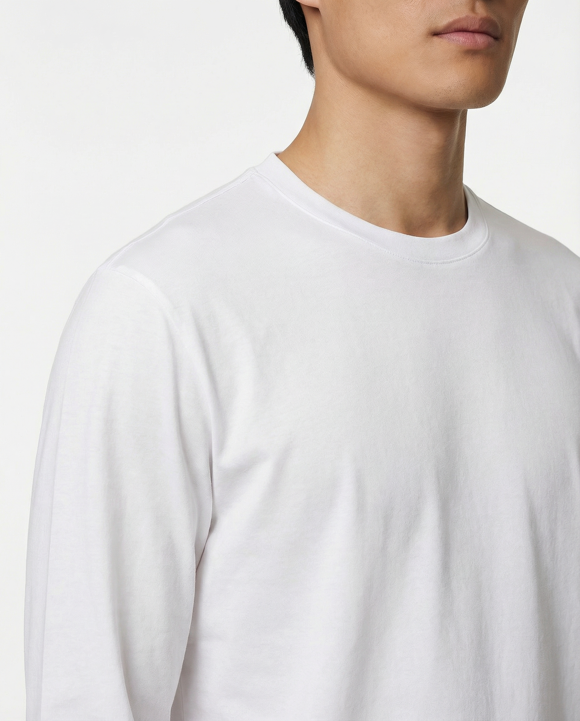 PUGLIA Sweater – 100% Scottish Cotton – White