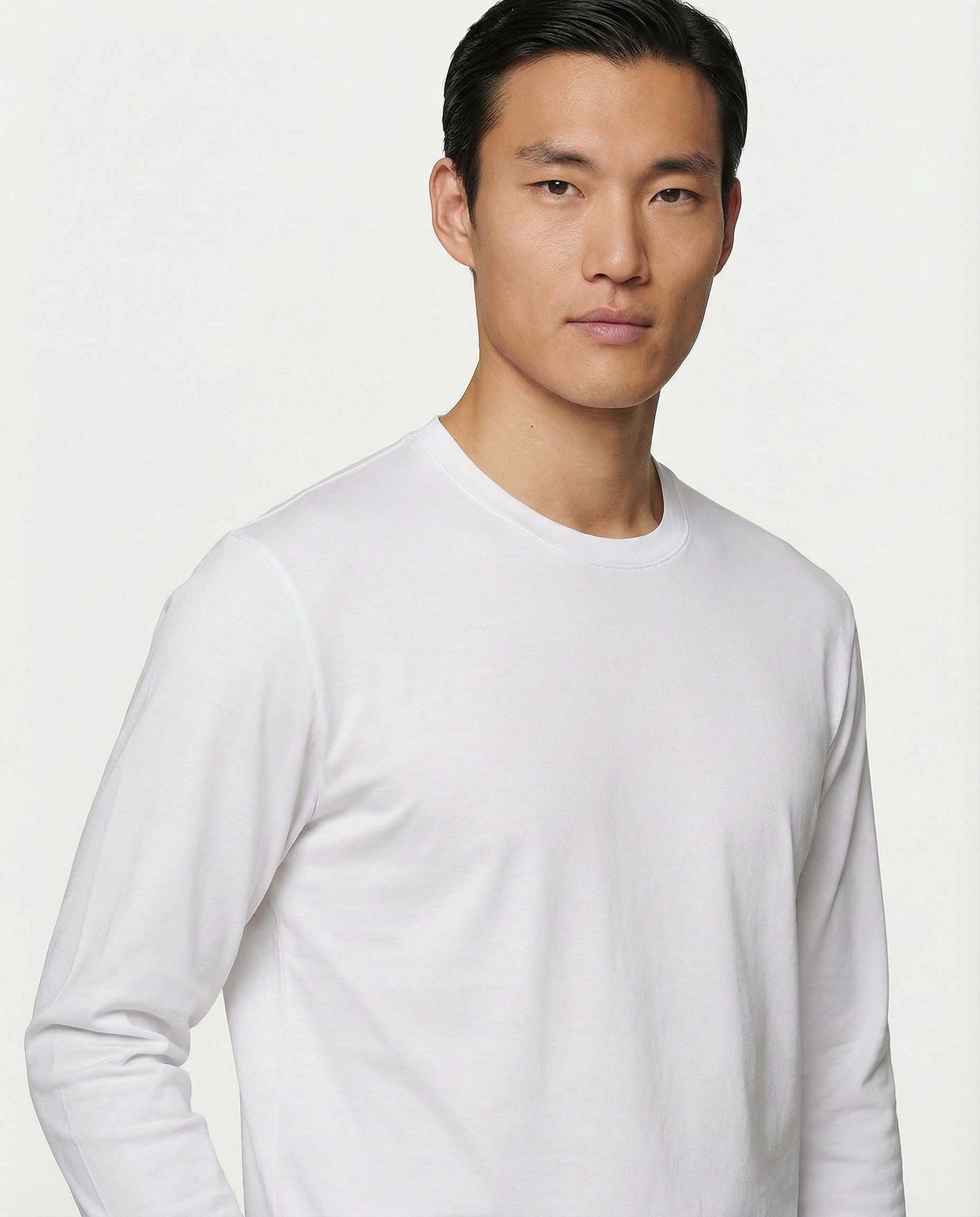 PUGLIA Sweater – 100% Scottish Cotton – White