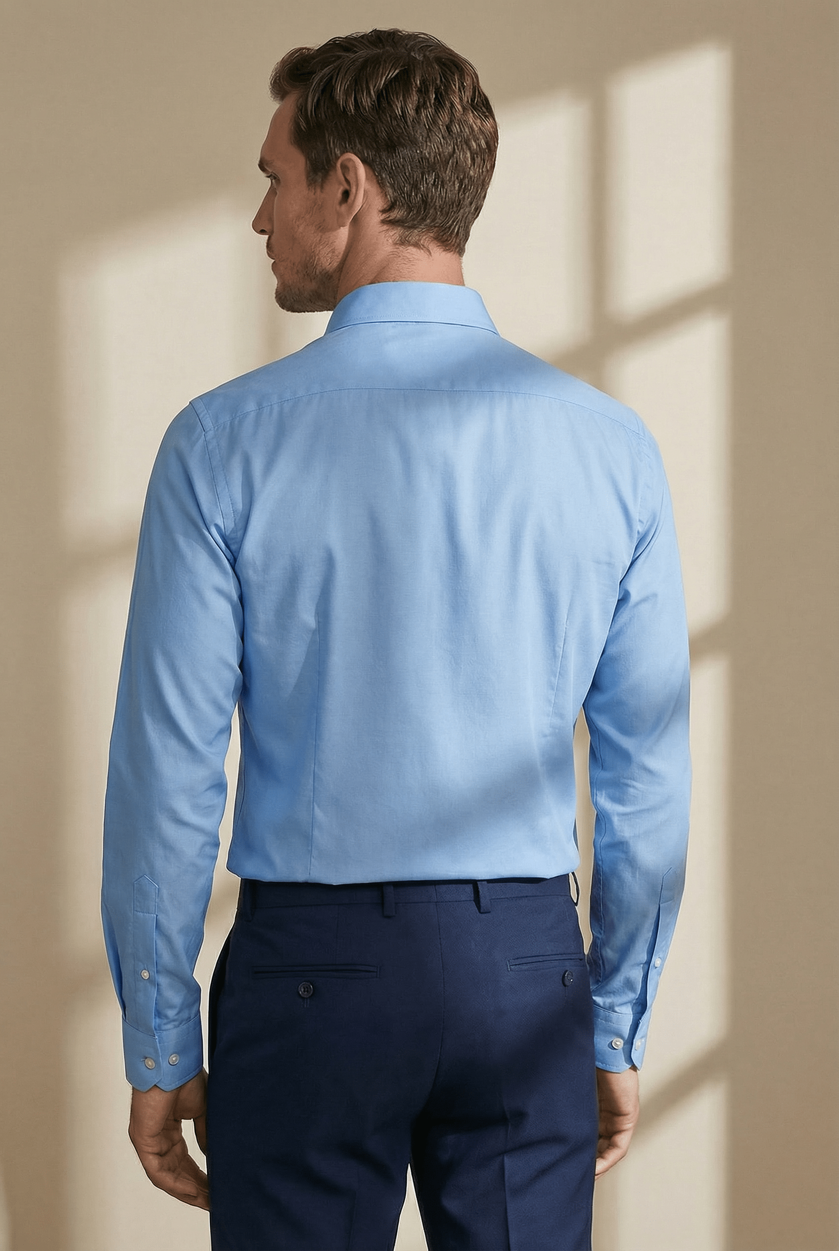 TOLENTINO – Light Blue Italian Shirt - Gabriel Collezione