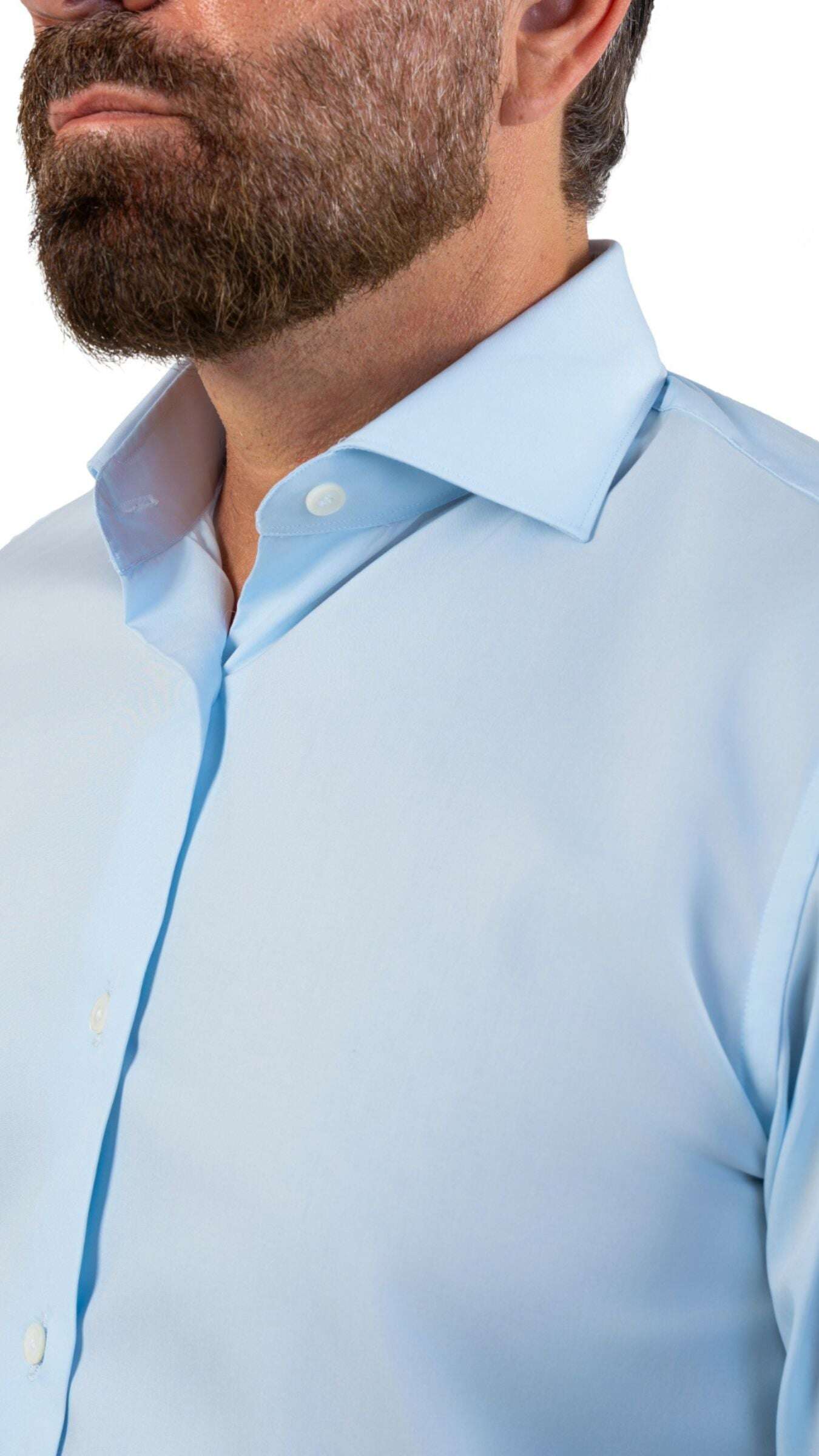 Cordone x Gabriel Sky-Blue Poplin Shirt - Gabriel Collezione