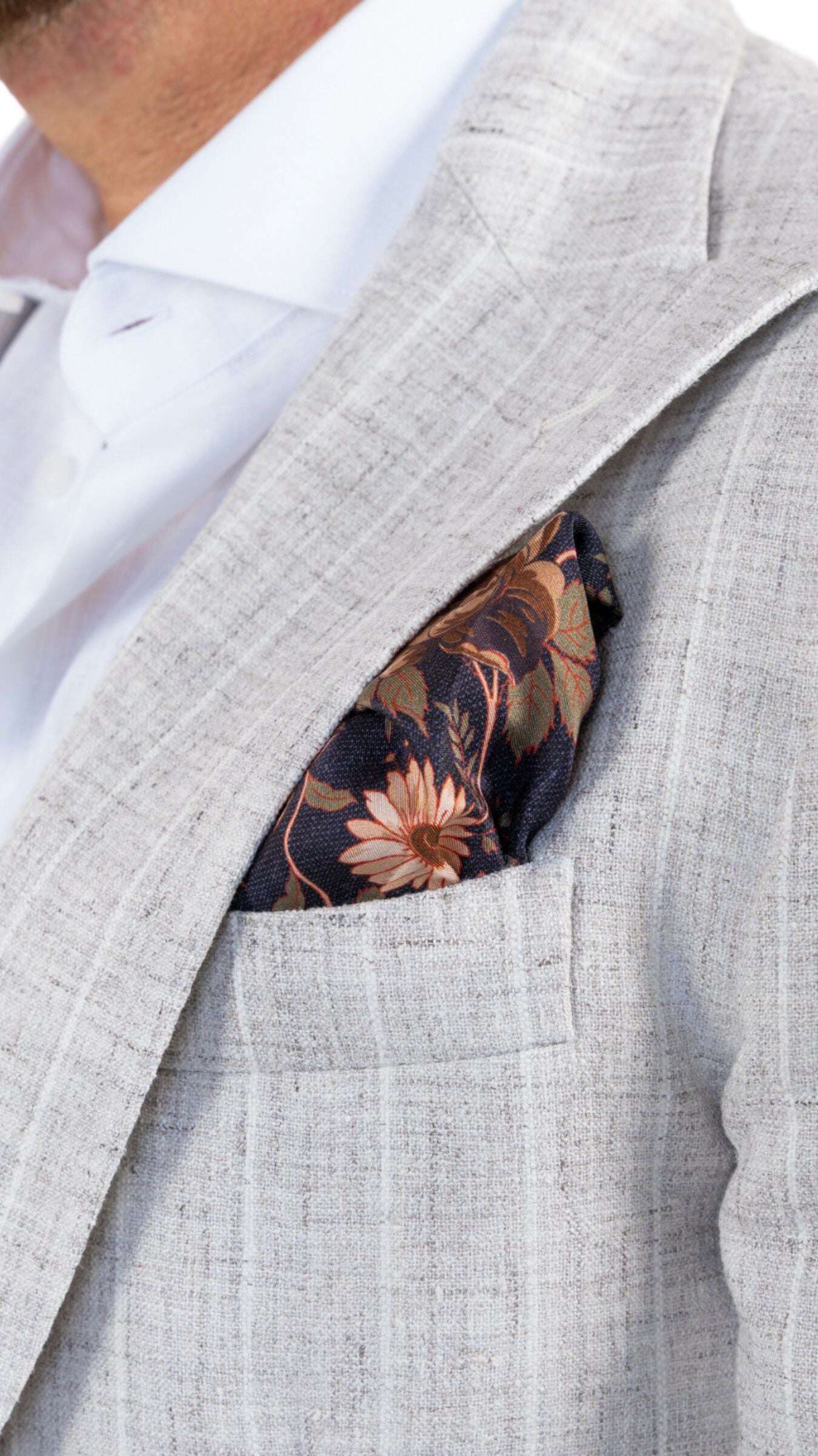 Firenze Beige Striped Suit - Gabriel Collezione