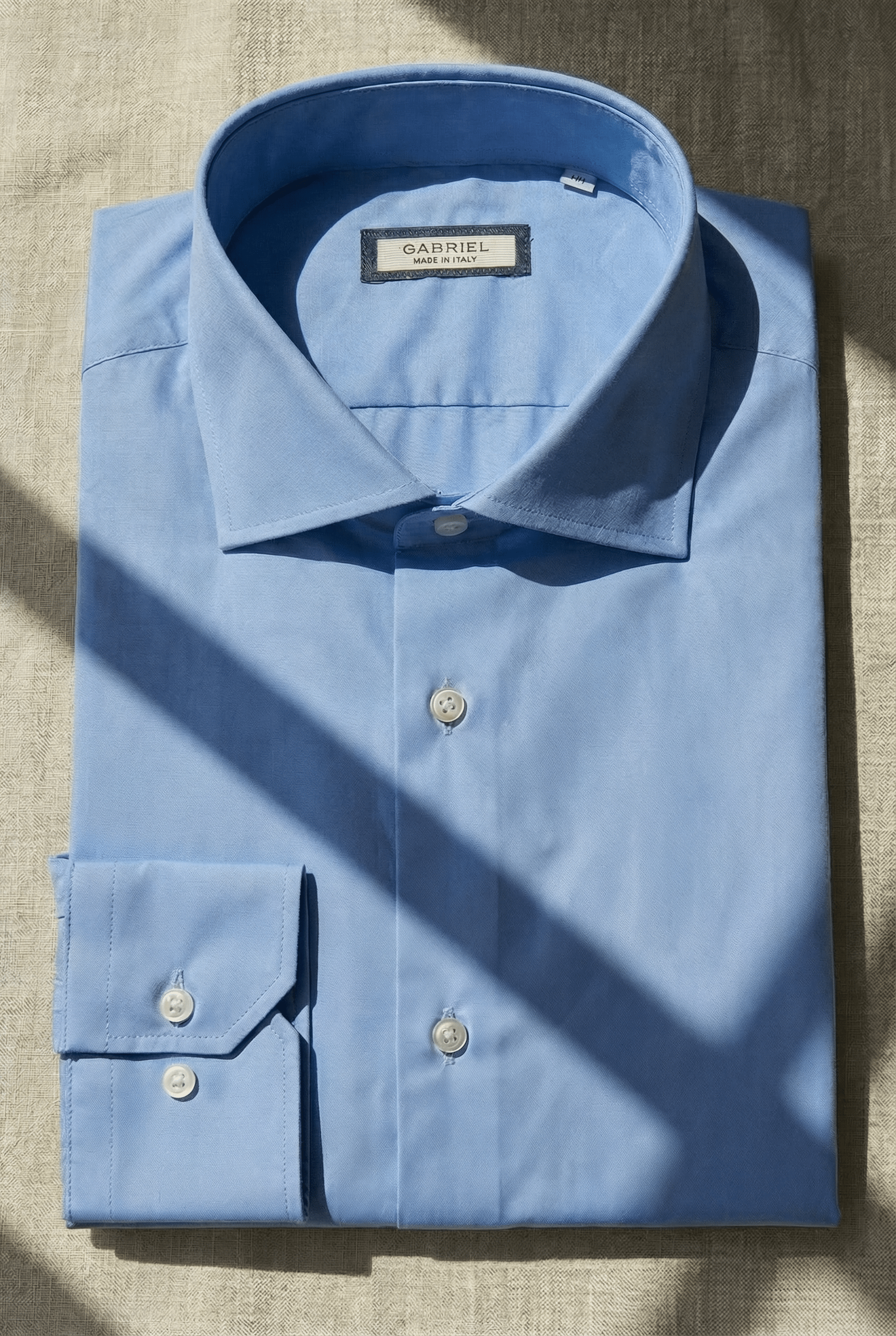 TOLENTINO – Light Sky Blue Italian Shirt - Gabriel Collezione