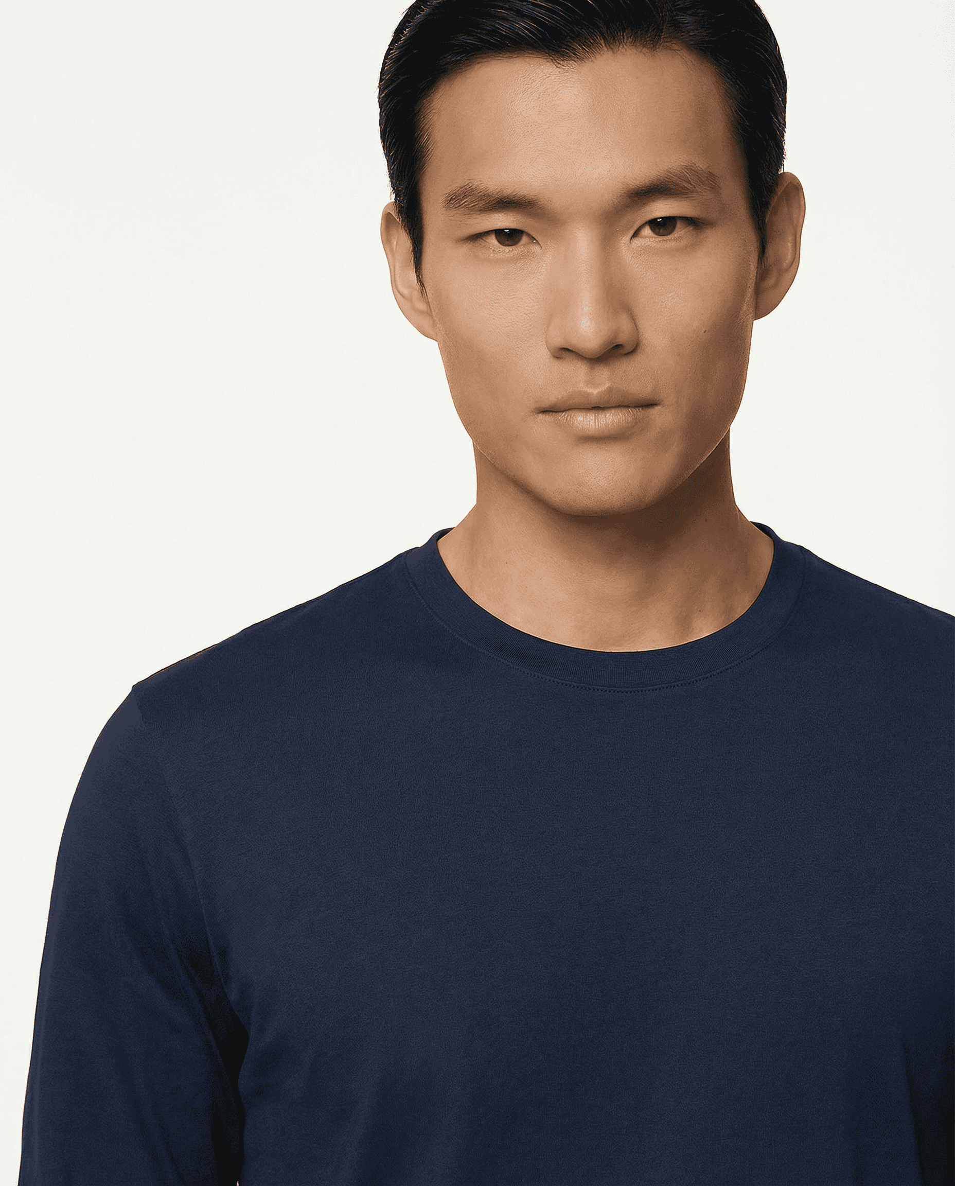 PUGLIA Sweater – 100% Scottish Cotton – Adriatico Blue