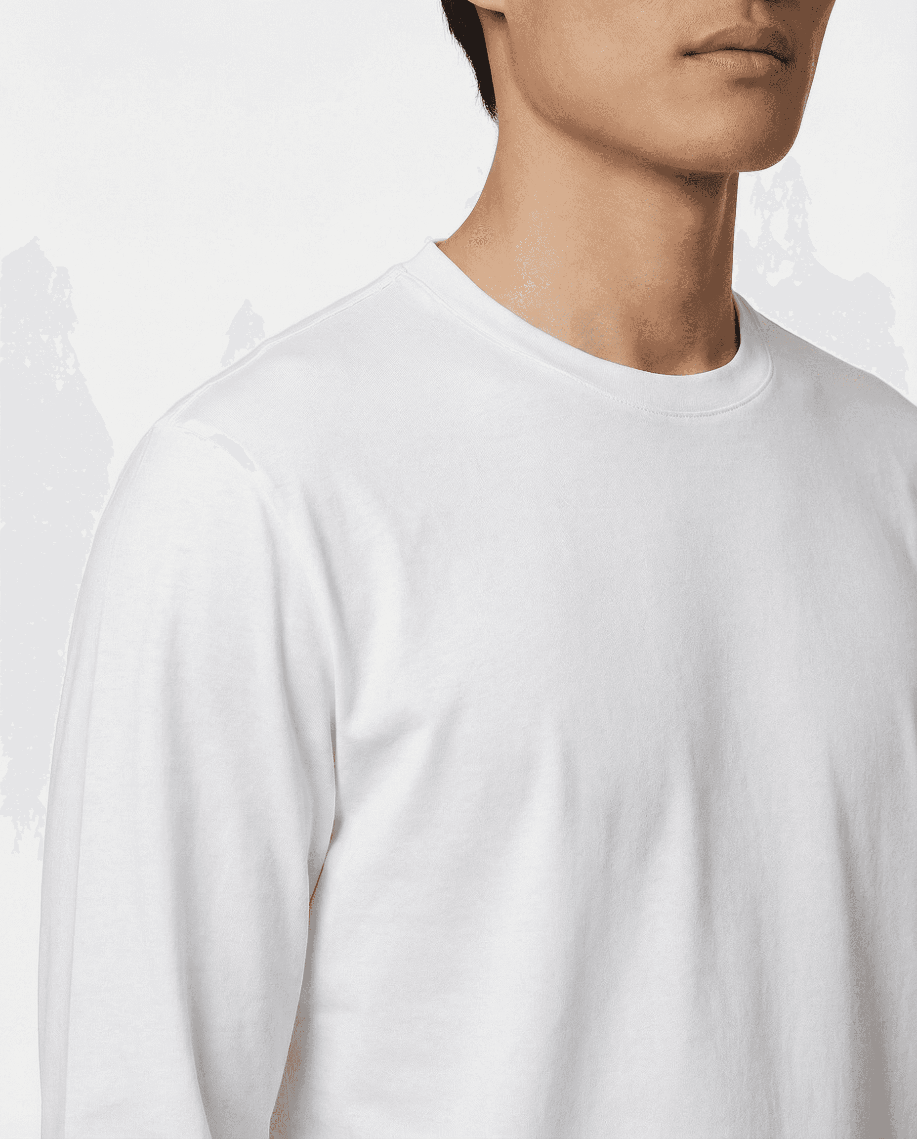 PUGLIA Sweater – 100% Scottish Cotton – White