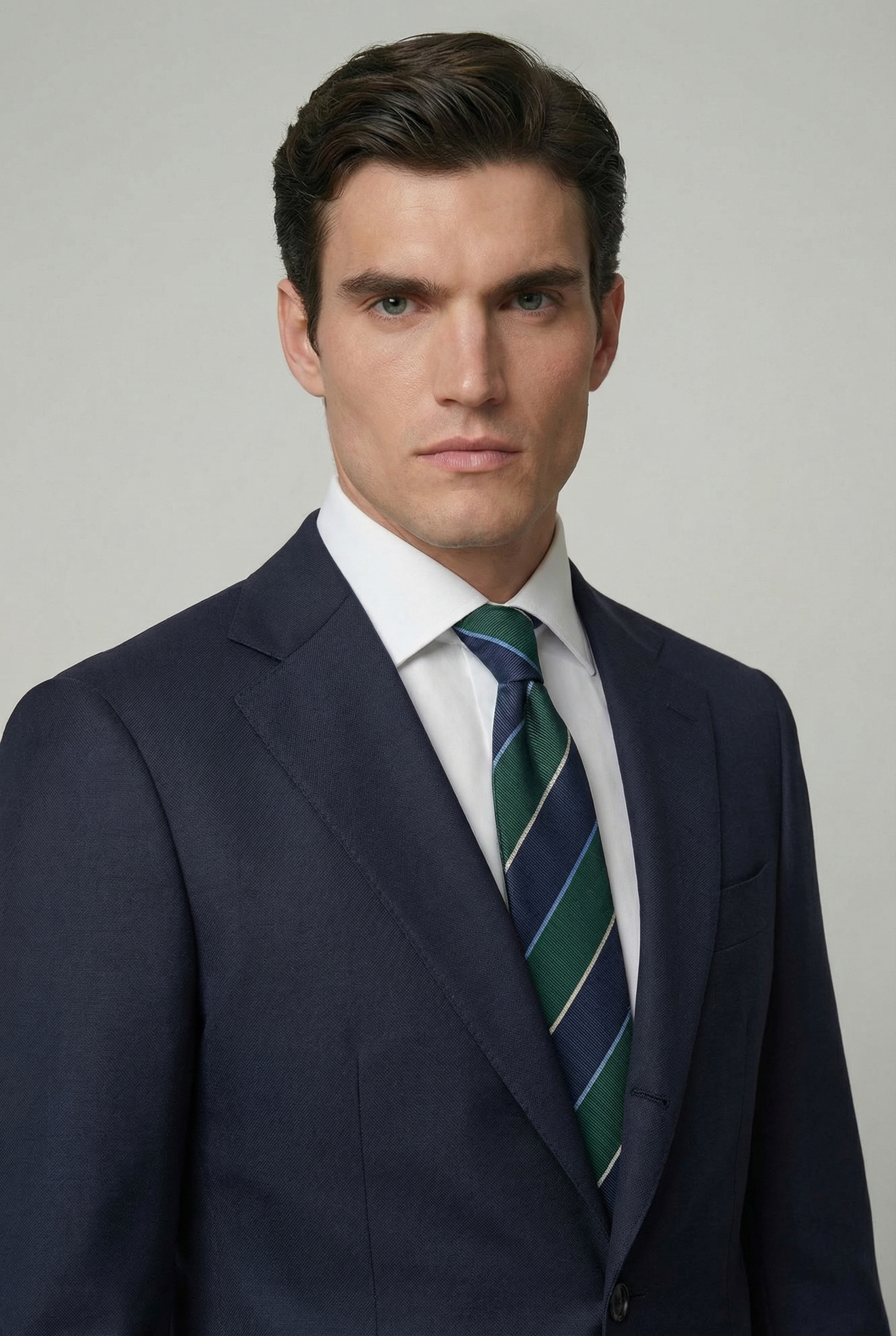 AREZZO Suit – Navy – Loro Piana Fabric – 100% Virgin Wool - Gabriel Collezione