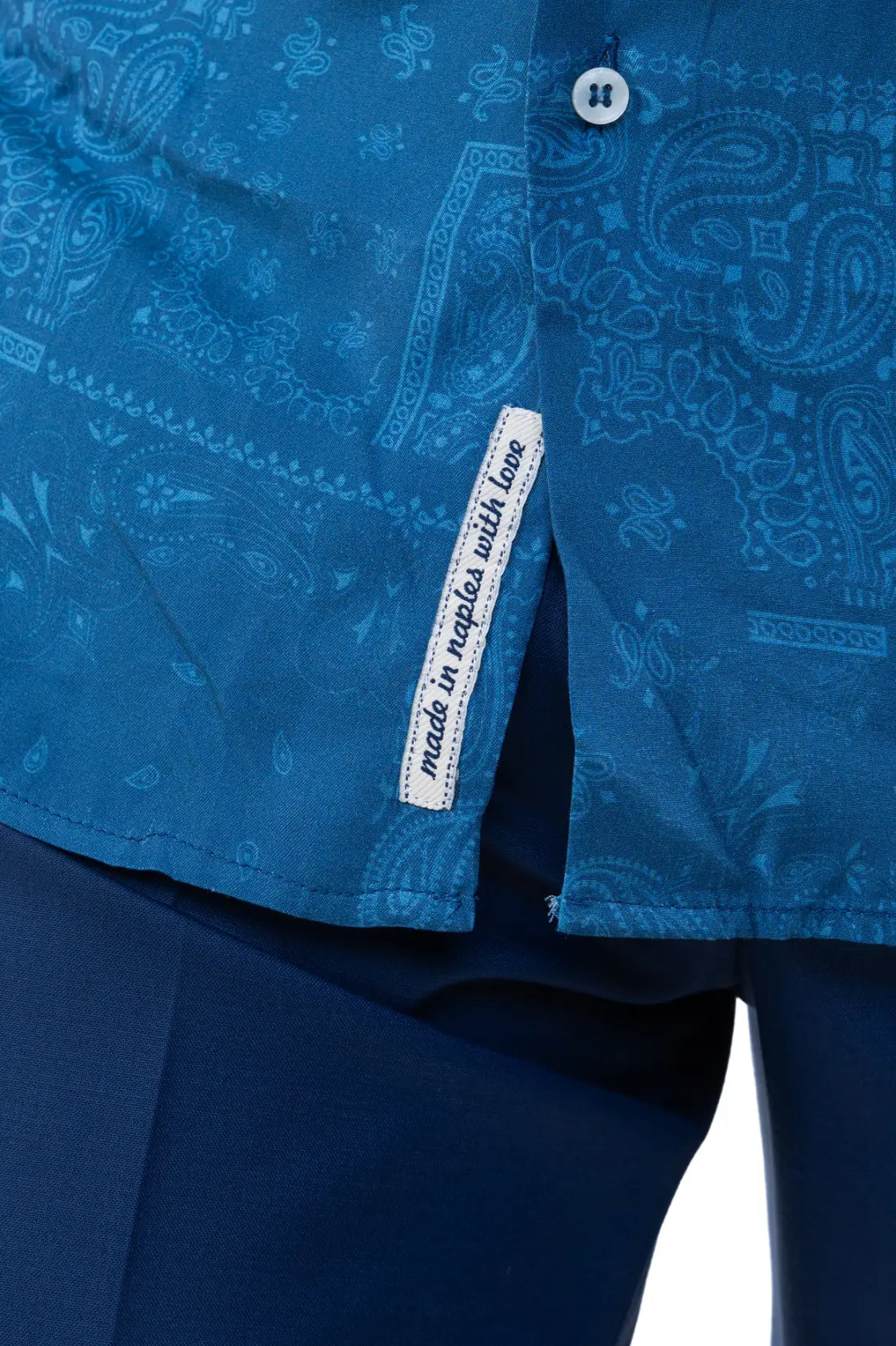 BLUE FOWER SHIRT