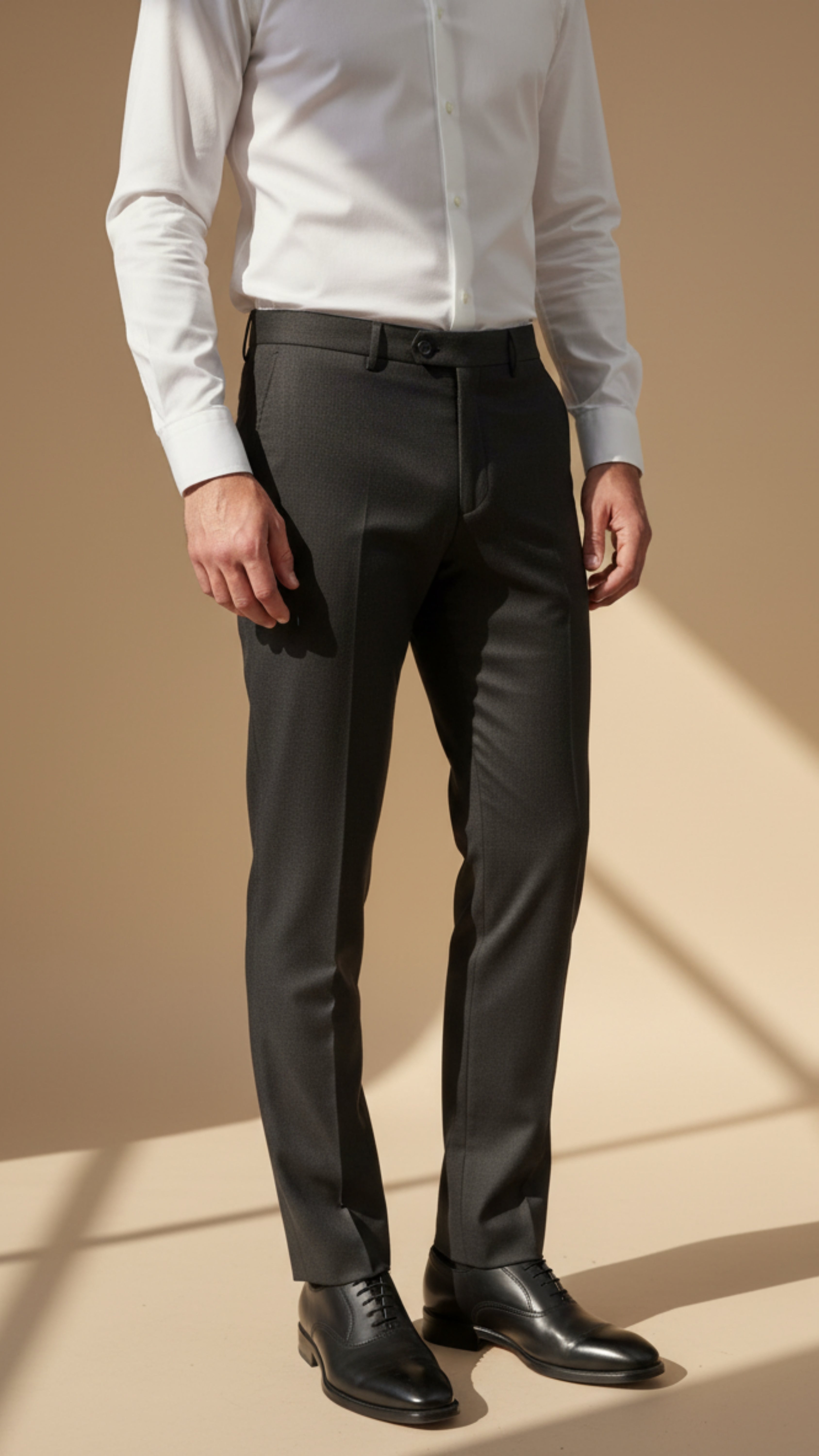 Ravenna Tailored Trousers – Anthracite Grey - Gabriel Collezione