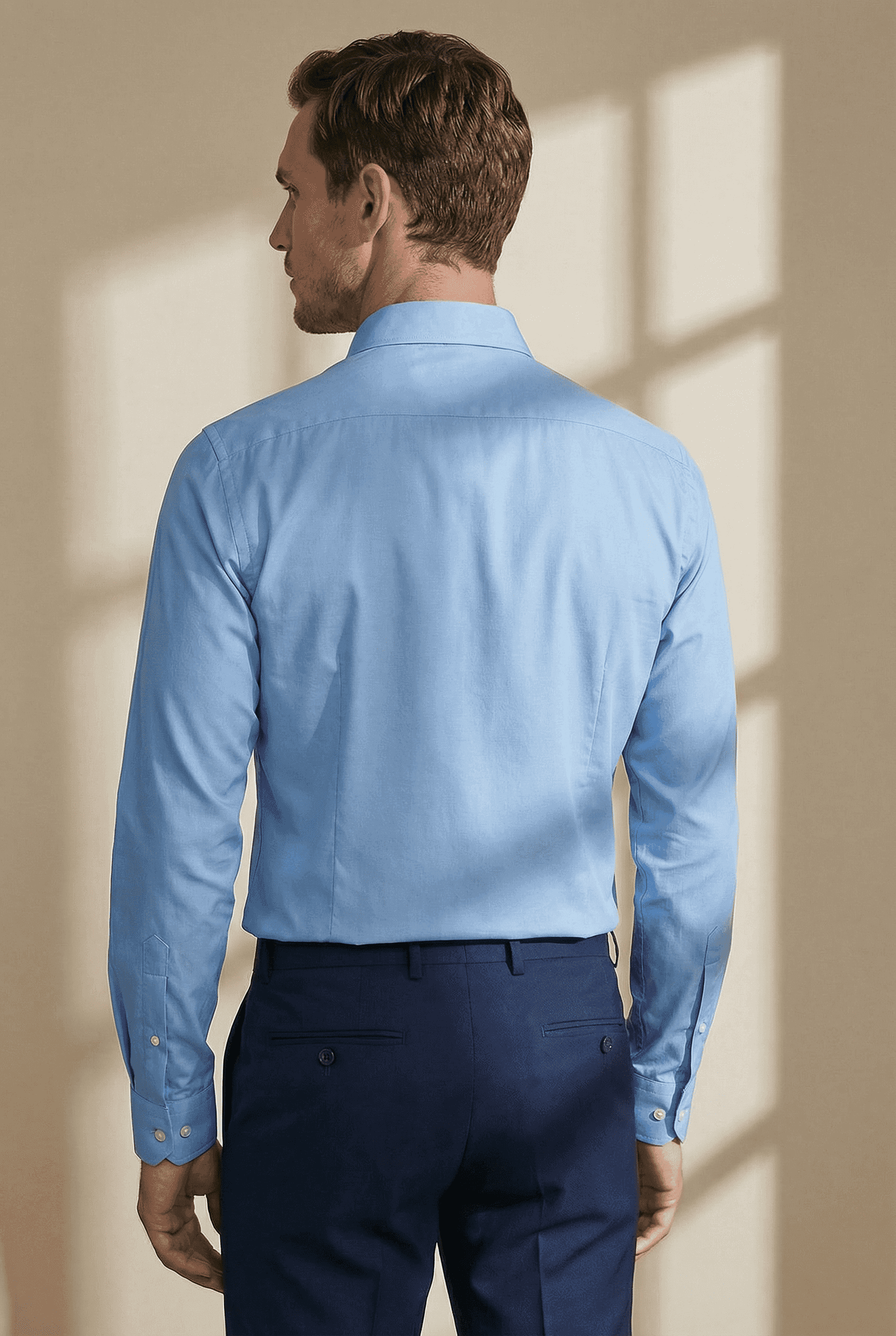TOLENTINO – Light Blue Italian Shirt - Gabriel Collezione