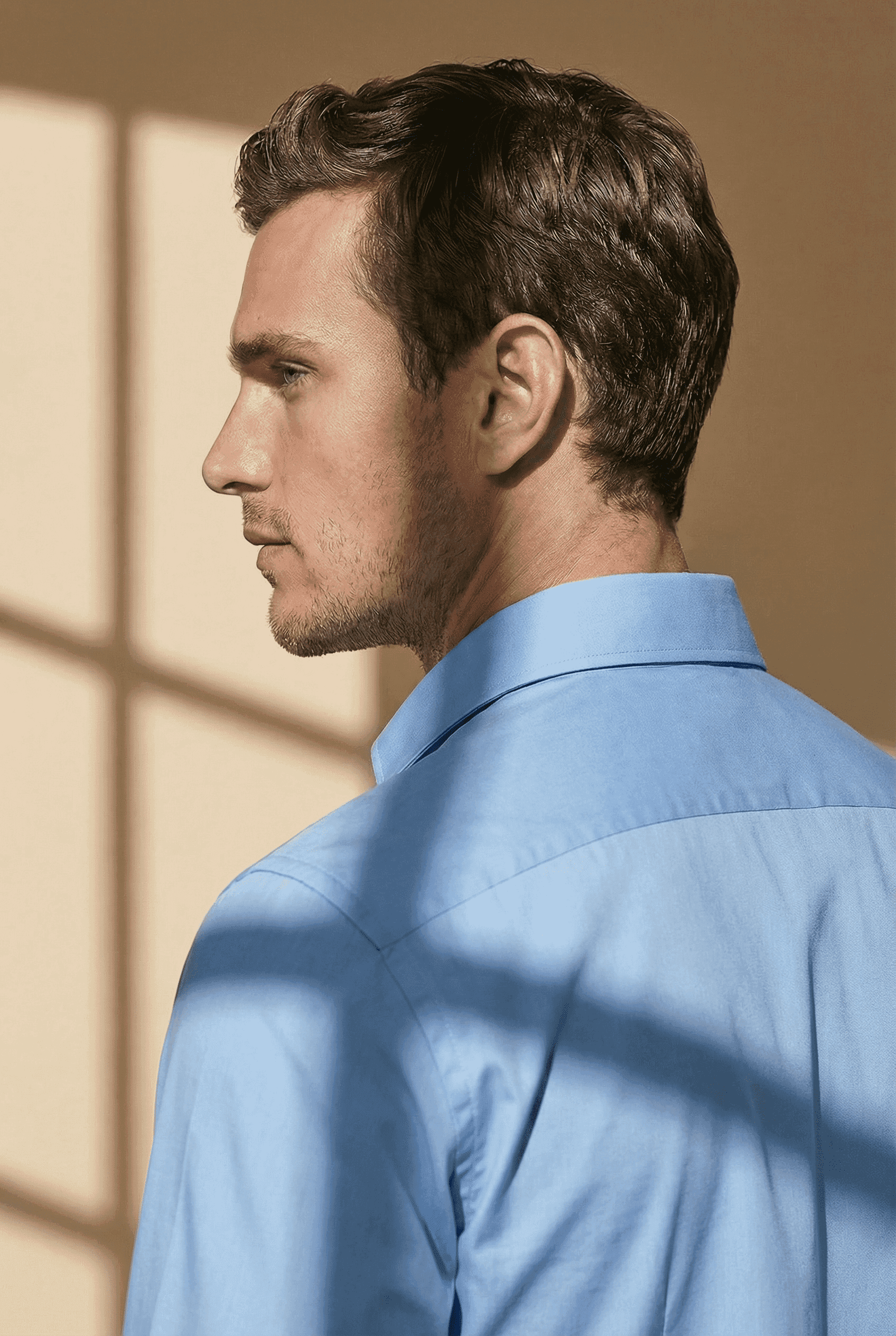 TOLENTINO – Light Blue Italian Shirt - Gabriel Collezione