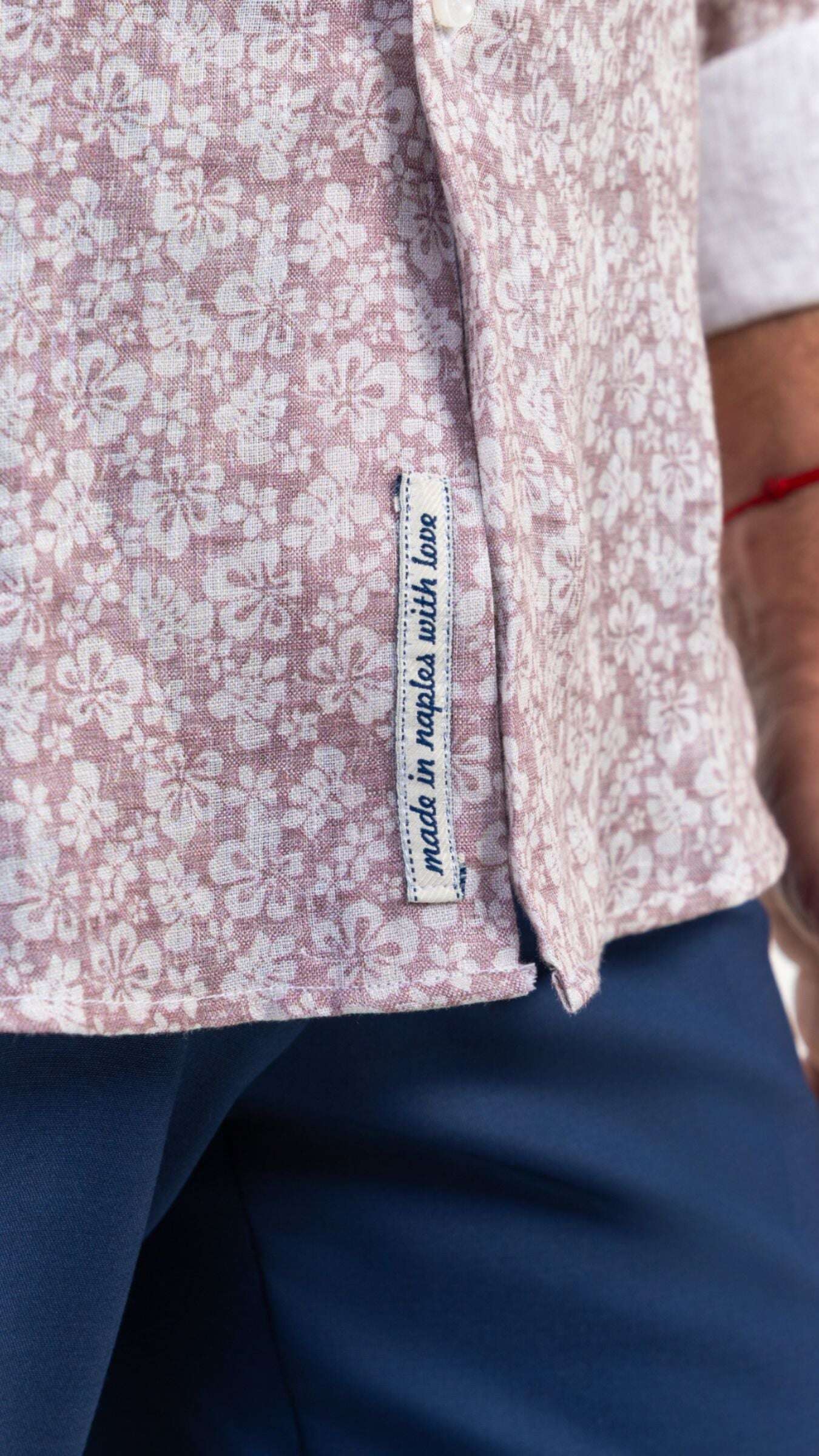 Fefe Floral Linen Shirt - Gabriel Collezione