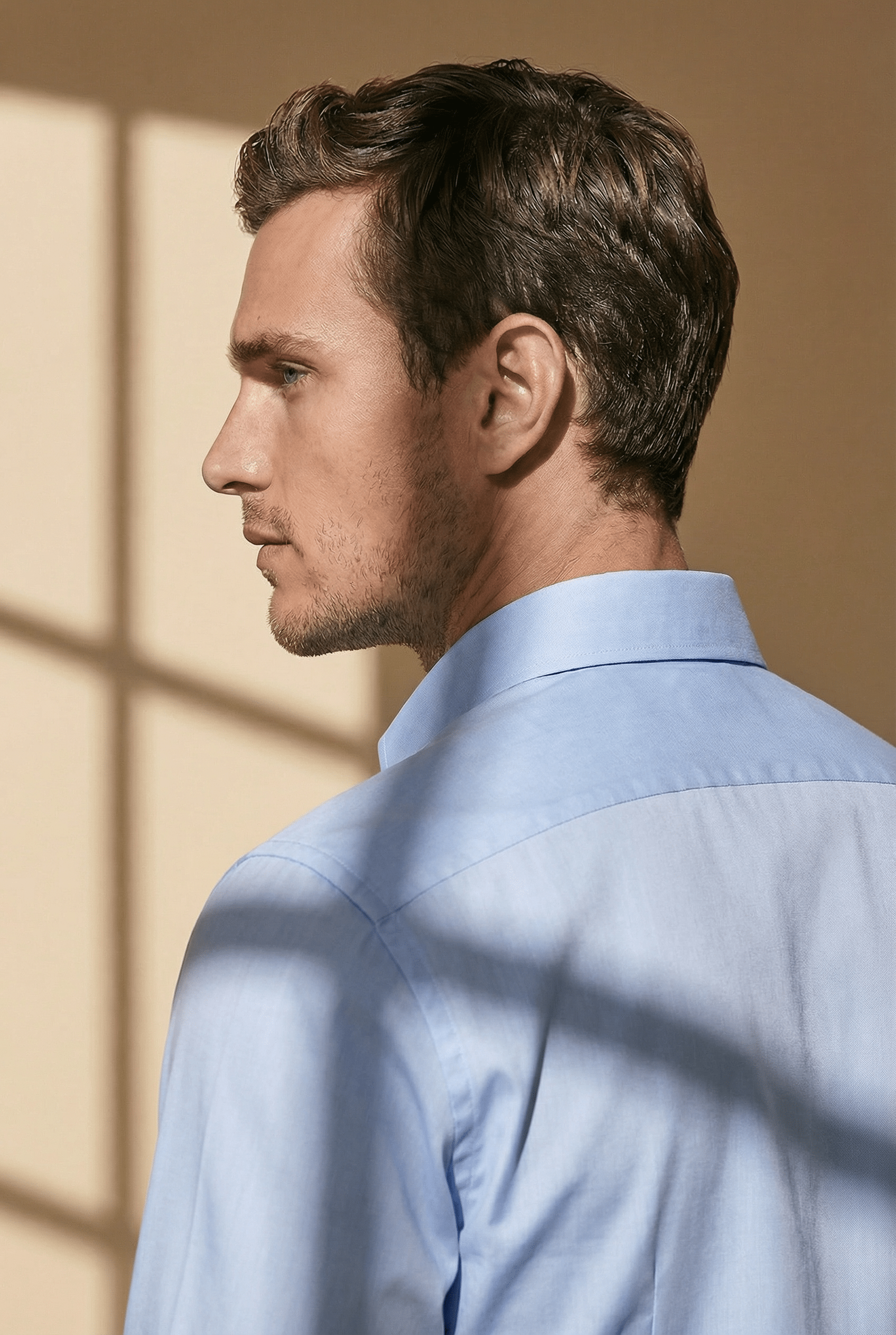 TOLENTINO – Light Sky Blue Italian Shirt