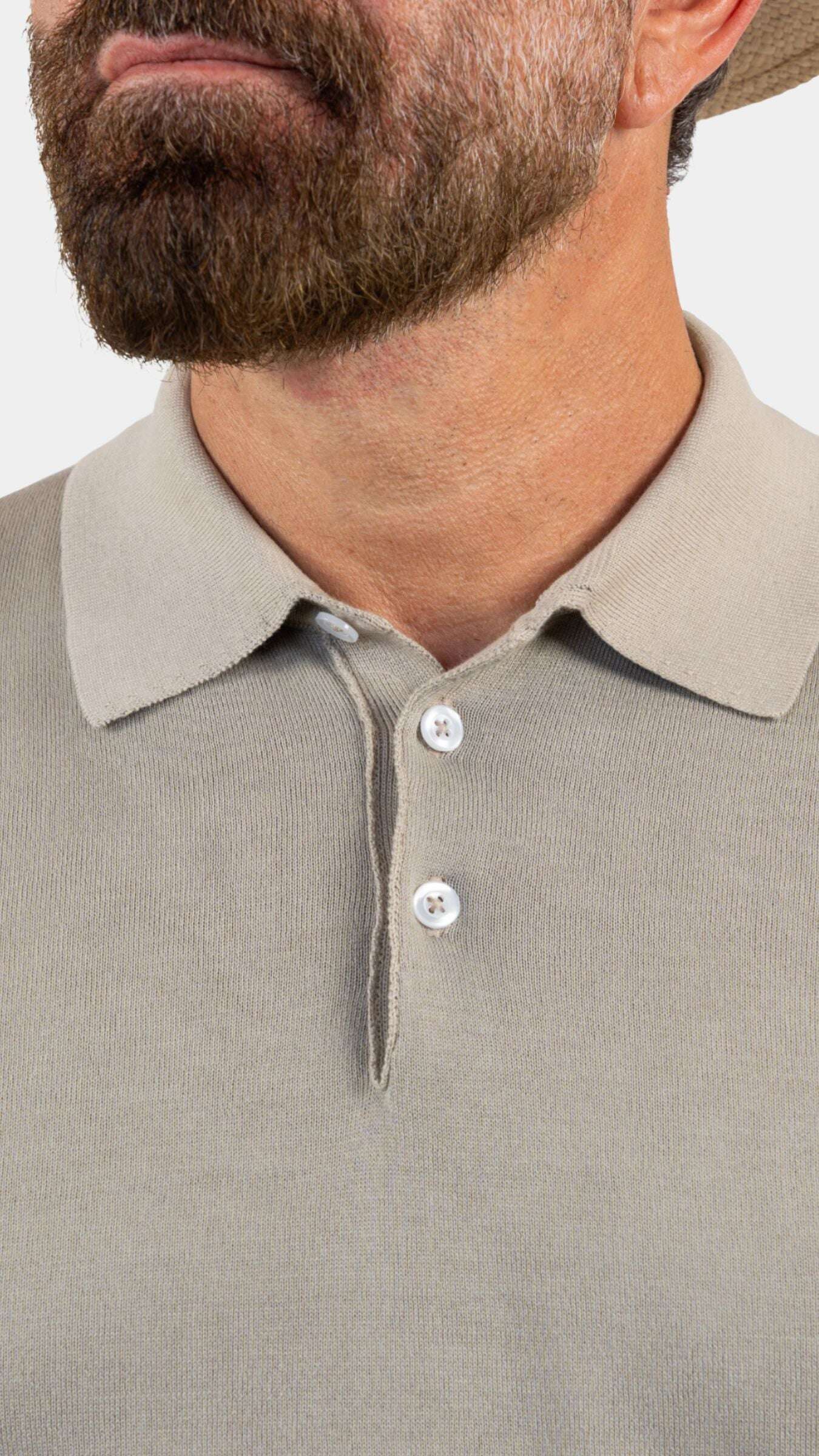 POLO POMPEI TAUPE - Gabriel Collezione